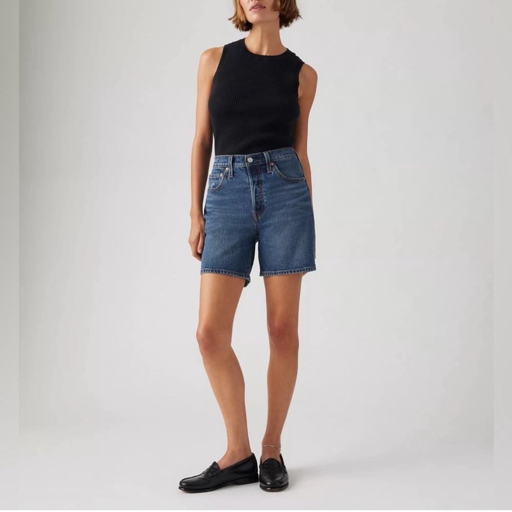 Levi's Mid Wash Blue Jean Shorts